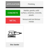 CE 5 INCH HOOK AND LOOP DISC 220X (50/box)