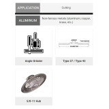 DT 4-1/2 X .045 X 5/8-11 A46N