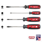 4PC CUSHION GRIP SCREWDRIVER SET 