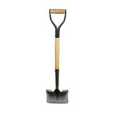 Shovel Sq M 39 1/2in Wood Poly D-Grip Handle