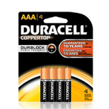BATTERY 'AAA' 4/cd DURACELL