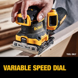 20V MAX XR® Brushless Cordless 1/4 Sheet Variable Speed Sander