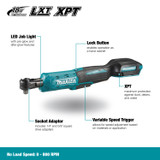 18V LXT 1/4" - 3/8" Ratchet Wrench
