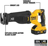 20V MAX* XR® BRUSHLESS RECIPROCATING SAW WITH POWER DETECT™ 