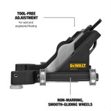 DW ADJUSTABLE FLOORING FOOT W/ROLLERS