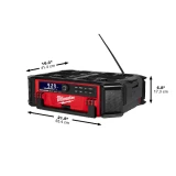 M18™ Jobsite Radio + Charger w/ PACKOUT™ Compatibility