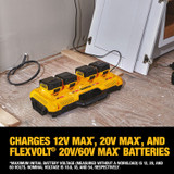 12V/20V/60V MAX Multiport Simultaneous Fast Charger
