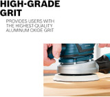 5" Hook & Loop Sanding Disc, 8-Hole, Red, 180 Grit