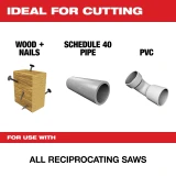 8" 8/12 TPI SAWZALL® Blade for Multi-Material (50 Pack)