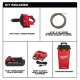 M18 FUEL™ Drain Snake w/ CABLE DRIVE™ with 5/16” Cable