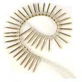 COLLATED WOOD SCREW #8X2" FINE/COARSE SQ2