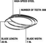 18 TPI CORDLESS BAND SAW BLADE (3 PK)