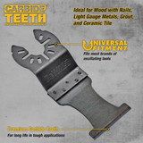 DeWALT Carbide Flush Cut Finger Oscillating Blade