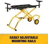 HEAVY DUTY ROLLING MITRE SAW STAND