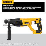 20V MAX XR D-HANDLE 3 MODE SDS ROTARY HAMMER - TOO.