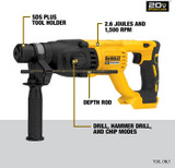20V MAX XR D-HANDLE 3 MODE SDS ROTARY HAMMER - TOO.