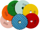 7" DRY POLISHING PADS (800 GRIT) (225981)