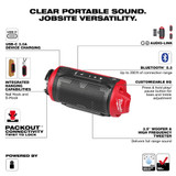 M12™ Bluetooth® Jobsite Speaker w/ PACKOUT™ Compatibility