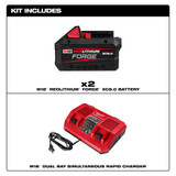 M18™ REDLITHIUM™ FORGE™ XC8.0 Starter Kit w/ Dual Bay Rapid Charger