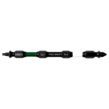 PHLiPBiT SQ1+PH1 4" #848012 Double Ended Impact Bit Green/White (226217)