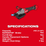 M18 FUEL™ #10 (1-1/4") Rebar Cutter