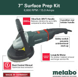 Metabo 7" Surface Preparation Kit