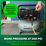 THE TANK™ 6-Gallon High Capacity Pancake Air Compressor