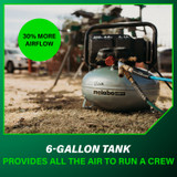 THE TANK™ 6-Gallon High Capacity Pancake Air Compressor