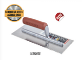 Raimondi Stainless Steel 1/8" x 1/8" Notched Trowel
