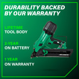 18V MultiVolt Brushless 1-1/2" Metal Connector Nailer Kit