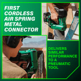 18V MultiVolt Brushless 1-1/2" Metal Connector Nailer Kit