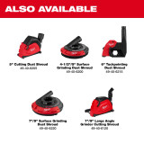 4-1/2" - 5" Surface Grinding Dust Shroud