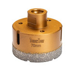 DIAMOND CORE HOLE SAW BIT 2-3 / 4IN (70MM) THREAD 5 / 8-11