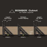7" Carpenter Square with Level