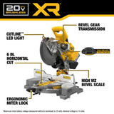 20V MAX XR® 10 in. Double Bevel Fixed Miter Saw
