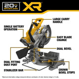 20V MAX XR® 10 in. Double Bevel Fixed Miter Saw