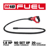 M18 FUEL™ 8' Concrete Pencil Vibrator