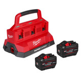 M18™ REDLITHIUM™ FORGE™ XC12.0 Starter Kit w/ PACKOUT™ 6-Port Rapid Charger