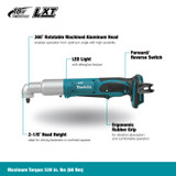 18V LXT 3/8" Angle Impact Wrench