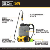 20V MAX* XR® Concrete Chemical Sprayer