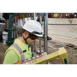 BOLT™ CSA/ANSI Type 2 White Front Brim Non-Vented Safety Helmet w/ 4PT Chinstrap - Class E