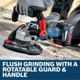 5 In. 18V Concrete Surface Grinder Kit