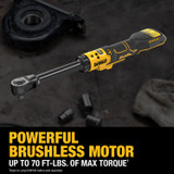 ATOMIC COMPACT SERIES™ 20V MAX Brushless Cordless 3/8 in. Extended Reach Ratchet