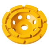 7 In. Double Row Diamond Cup Grinding Wheel Blister