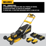 2X20V MAX XR® 21 in. Brushless Cordless RWD Self-Propelled Lawn Mower Kit