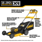 2X20V MAX XR® 21 in. Brushless Cordless RWD Self-Propelled Lawn Mower Kit