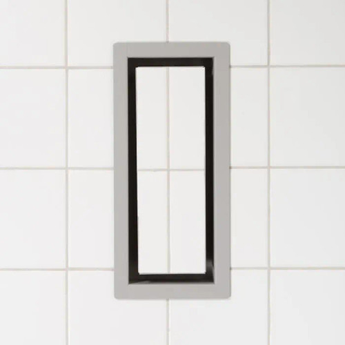 ARIA OG [SUPPLY] FRAMED FLOOR VENT [LUXE] 3" X 10" - APPLIANCE WHITE