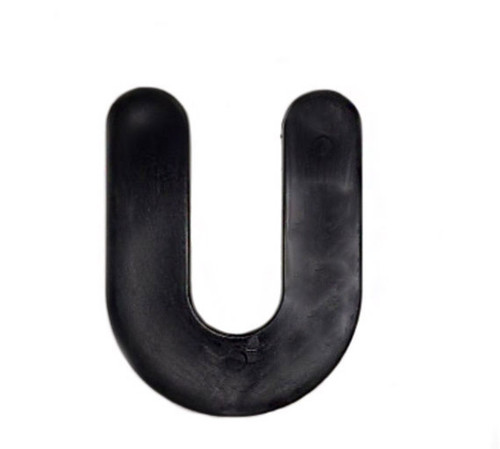 "U" SHIMS 1/4" BLACK (100)