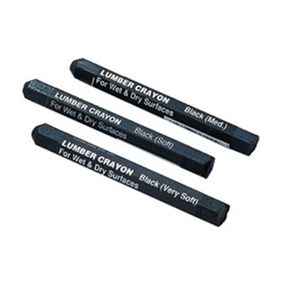 12pk LUMBER CRAYON BLACK #494