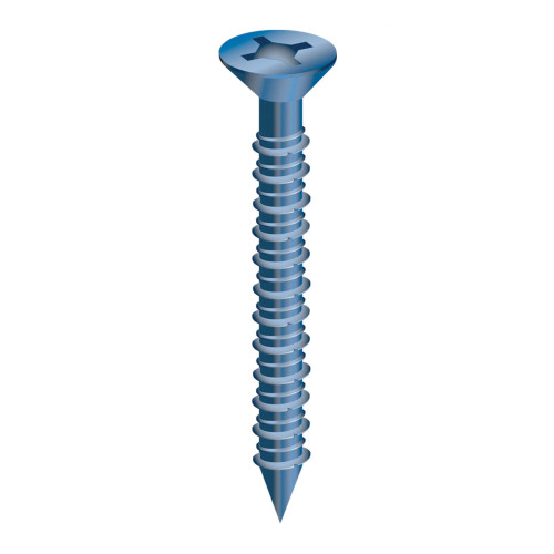3/16"X3-1/4" FLAT PHIL/SOC CONCRETE SCREW (100) (226089)